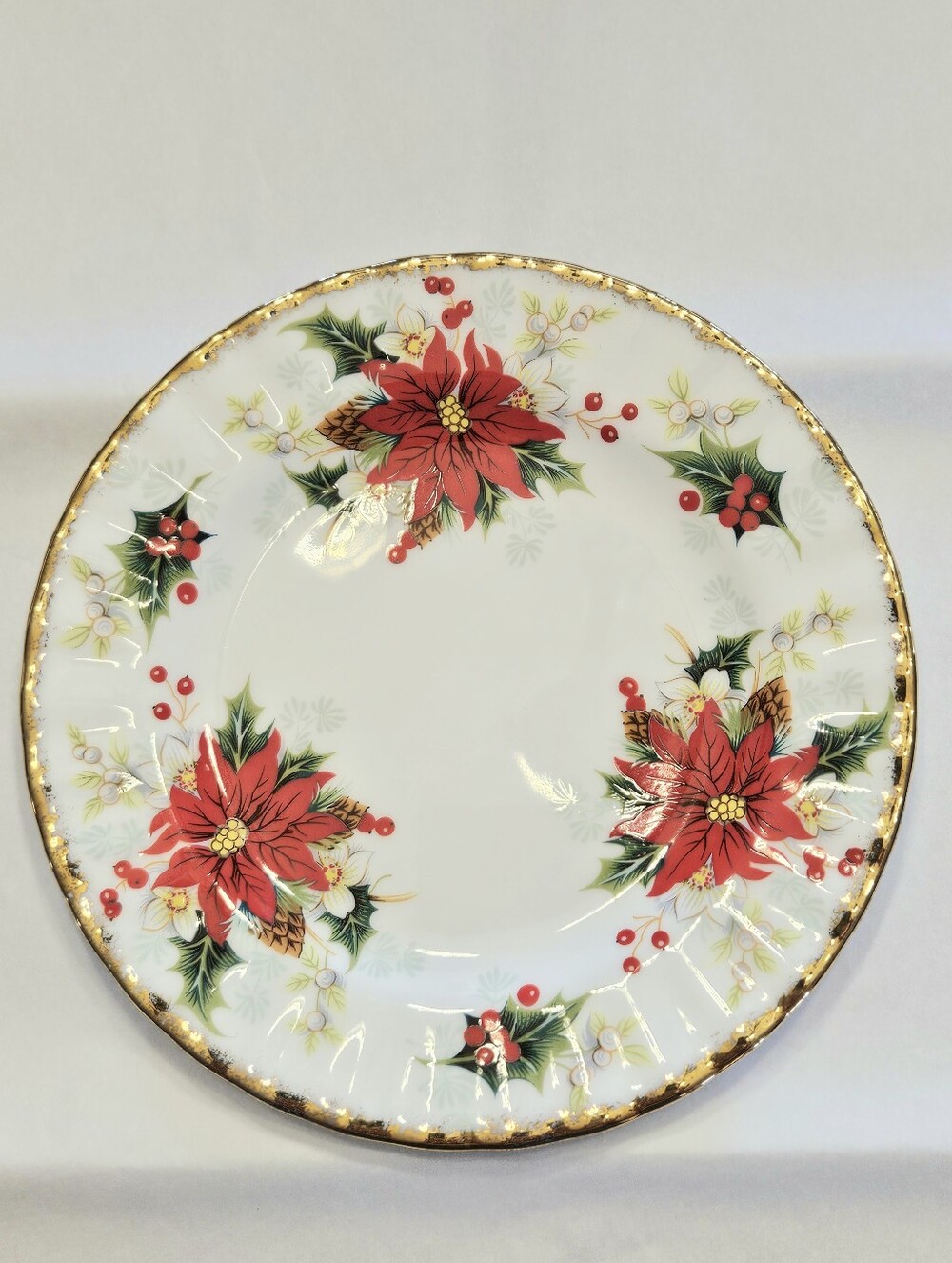 "Yuletide" Bread and Butter Plate